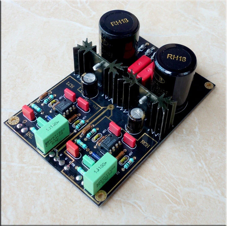 Assembled Dual Phono Turntable Preamp Moving Mm Lp Preamplifier