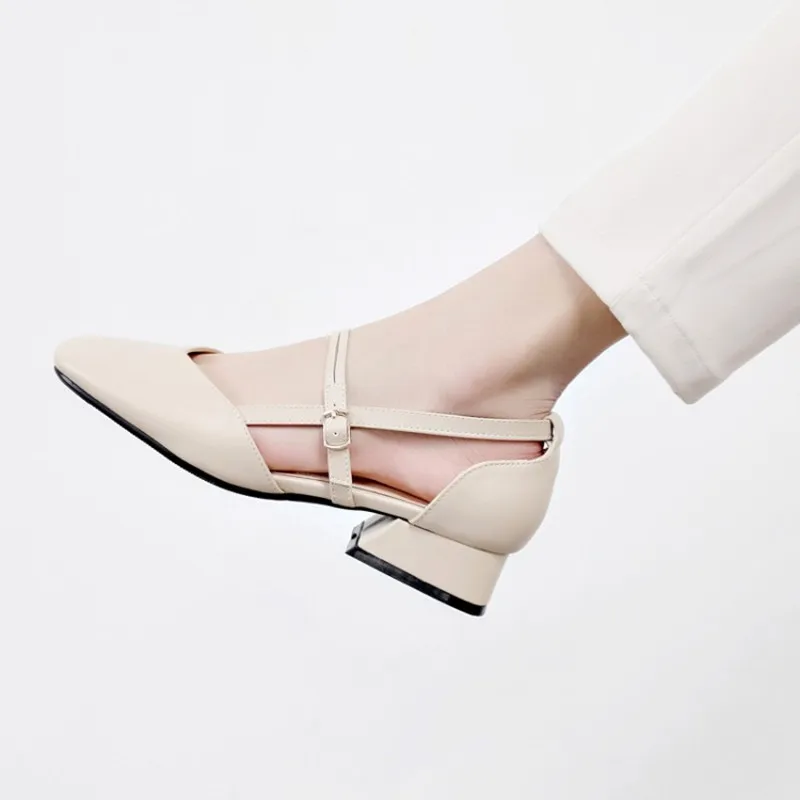 Zapatos De Mujer сандалии гладиаторы женские слипоны на квадратном каблуке Летние