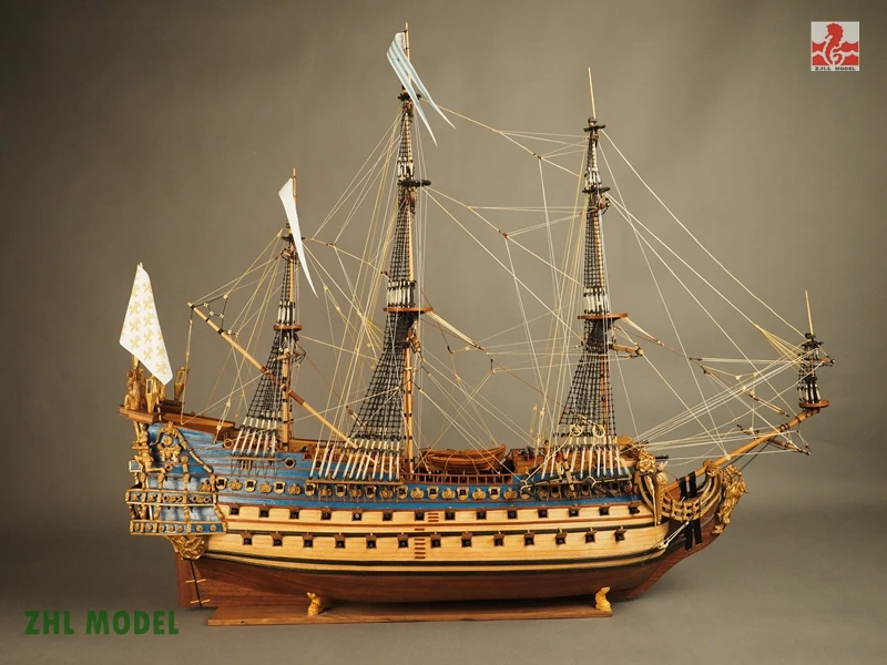ZHL Le Soleil Royal 1669 модель корабля обновленная Инструкция на английском языке для