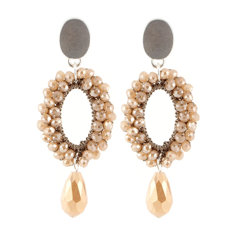 Earrings for woman Lt Brown