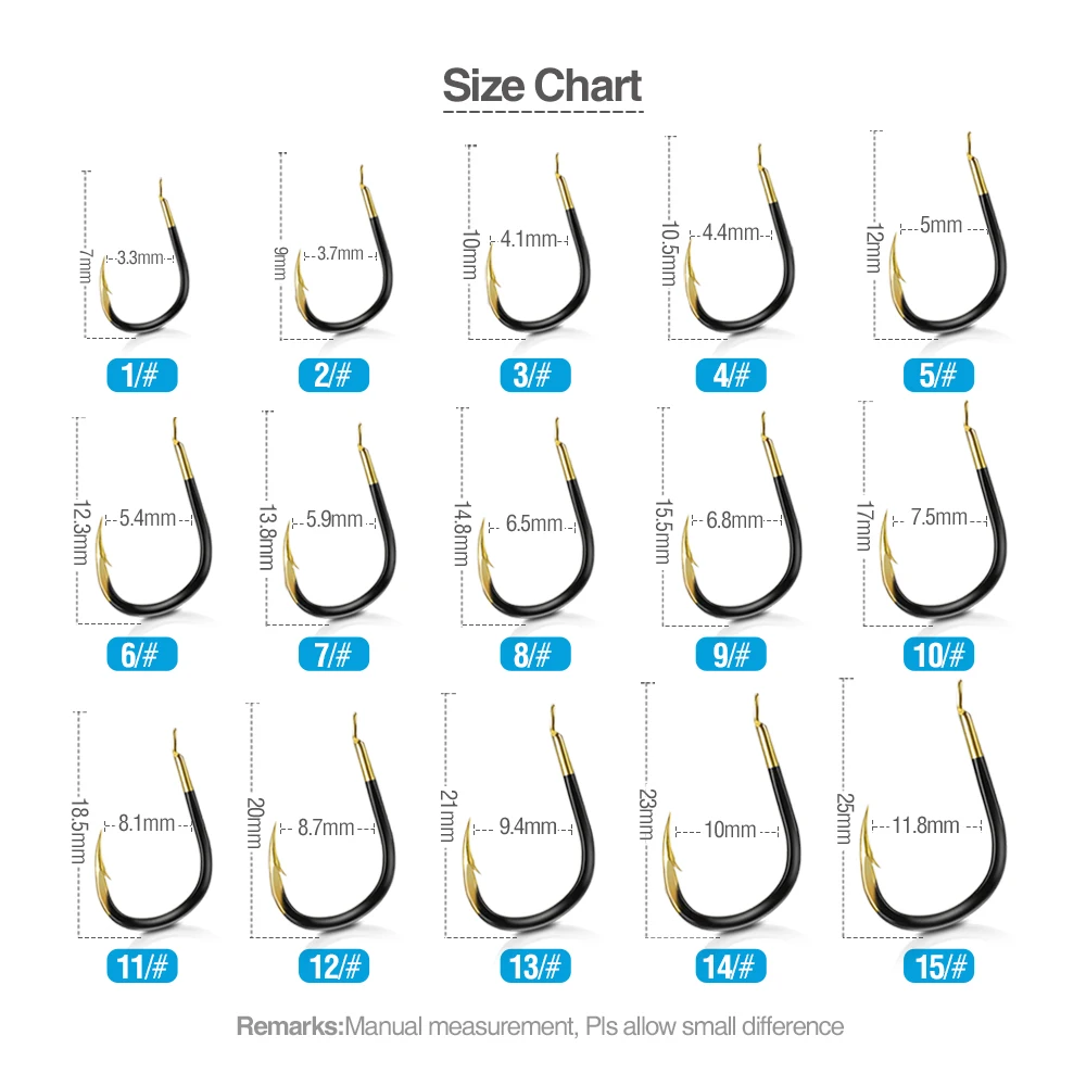 DONQL 10pcs/ Box Fishing Hooks Set Barbed Single Circle Fishhook Tungsten Steel Carp Fishing Hooks Sea Accessories Tackle