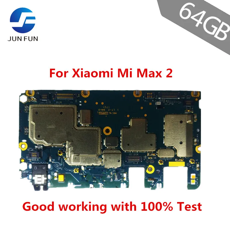 JUN FUN 64 Гб разблокированная материнская плата с чипами гибкий кабель для Xiaomi Mi Max 2