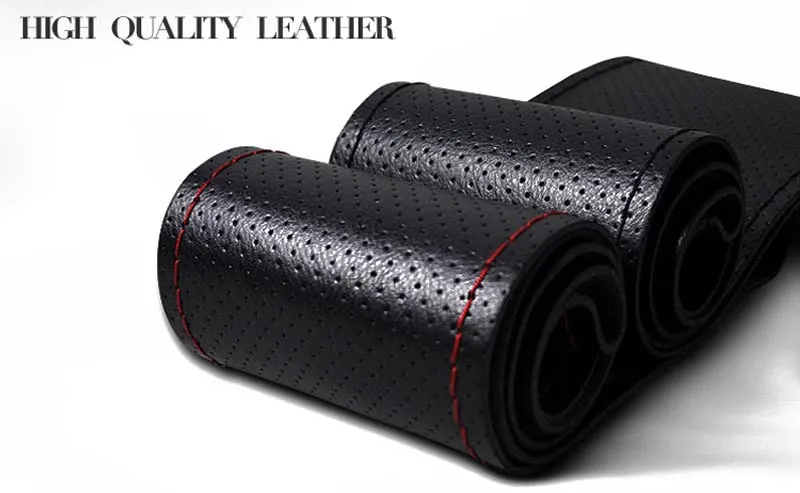 Car Braid Leather Steering Wheel (13)