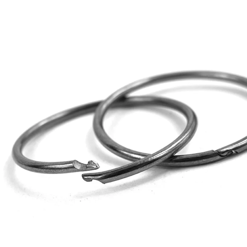 

5Pcs/Set 38MM Quick Release Key Ring EDC Outdoor Camping Stainless Steel Keychain Equipment Tourism Accessories Portable Tools