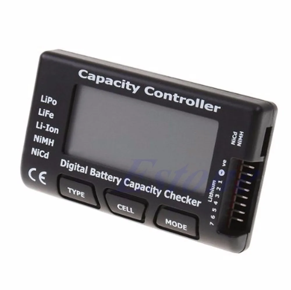 10 шт./лот цифровой Батарея Ёмкость Checker RC CellMeter 7 для никель-металл-гидридных и