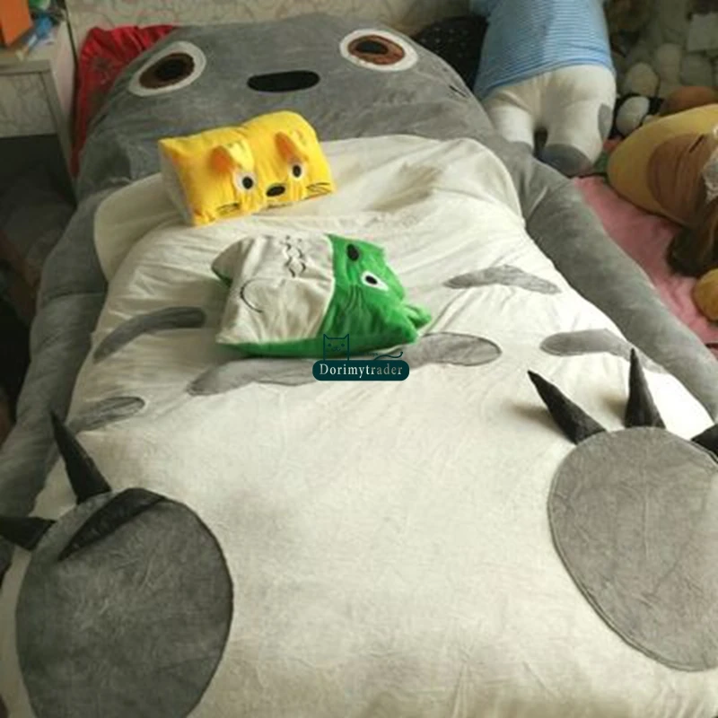 Dorimytrader quality pop anime totoro plush beanbag soft tatami sofa carpet mattress sleeping bag Christams gift decoration 5 sizes DY61851 (8)