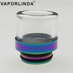100 шт vaporlinda 810 стеклянный капельный наконечник из нержавеющей стальной мундштук для электронной сигареты бак атомайзер rda DIY испаритель 810