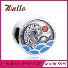 Высококачественные подвески из океанских бусин для изготовления ювелирных изделий Подходит для шармов из стерлингового серебра 925 оригинальные браслеты изысканные ювелирные изделия