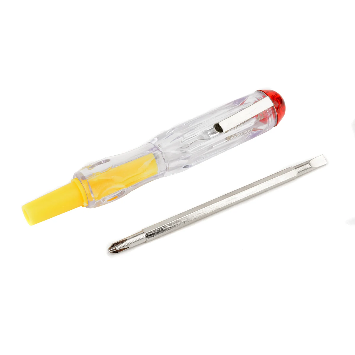 1pc 100-500V LED Electric Test Tester Pen Screwdriver Multifunctional Household Test Pencil Voltage Detector Probe 137mm Mayitr
