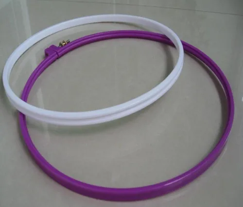 

27cm Embroidery PP Hoop Stochastic Color Chinese Plastic Cross Stitch Frames Rround Hoops Handmade Arts Crafts Tool