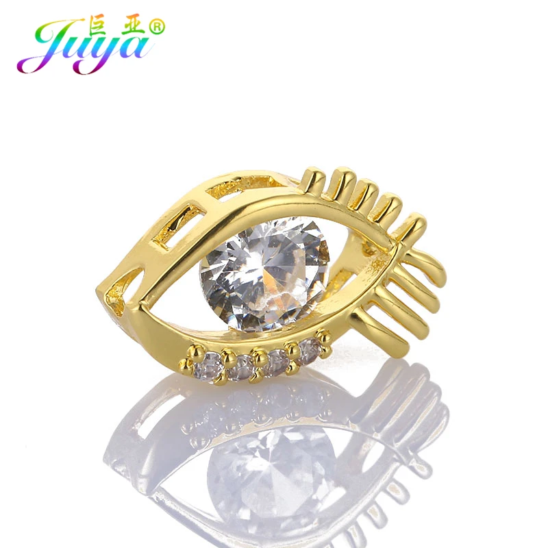 Ali Moda DIY ювелирные принадлежности Большой Циркон полые Турецкий Дурной глаз Шарм