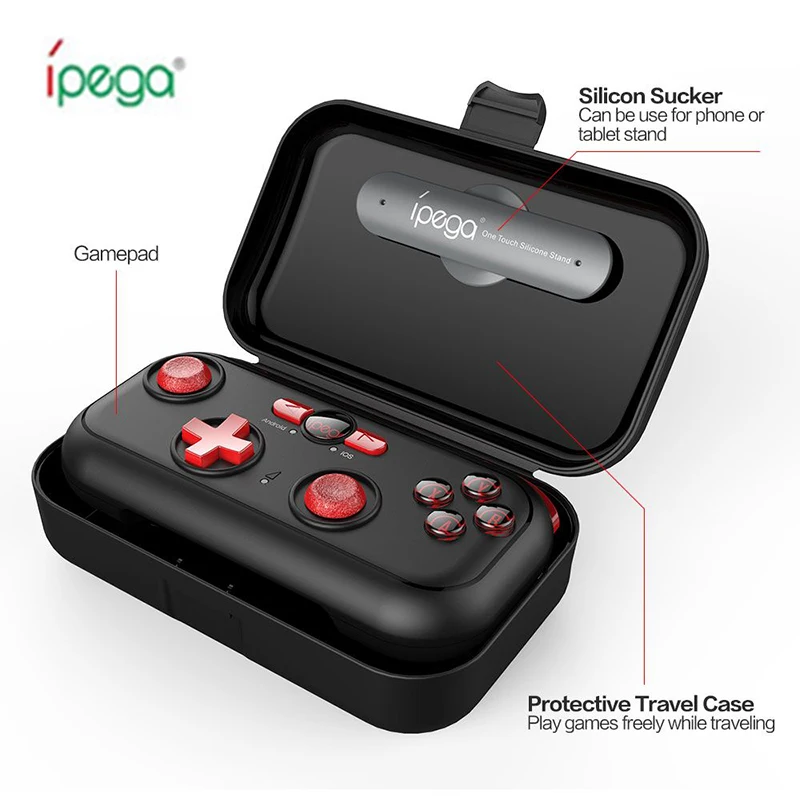 

iPEGA PG - 9085 Mini Wireless Bluetooth Gamepad Game Controler for Android / iOS / Switch / Win 7 / 8 / 10 Joysticks