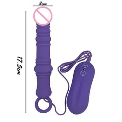 Elasun водостойкий вибратор для женщин G-Spot Masturbation Anal Beads Massage Stick принадлежности для взрослых AV вибратор игрушки для взрослых