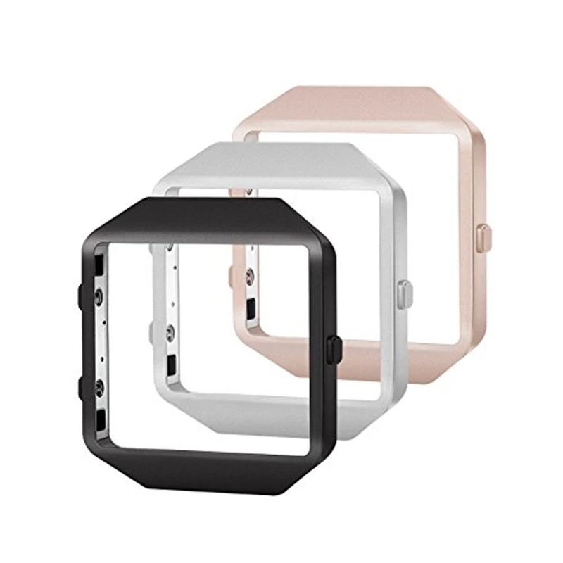 

Bemrocabo Watch Replacement Accessory Protective Metal Steel Frame Case Cover Shell Housing Bezel for Fitbit Blaze Smart Watch