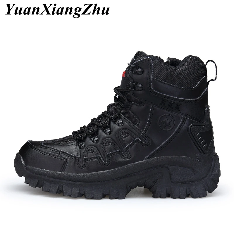 

Winter Men Work Safety Boots Men High Quality Brand Military Combat Boots Special Force Tactical Desert Combat Military Boots 45
