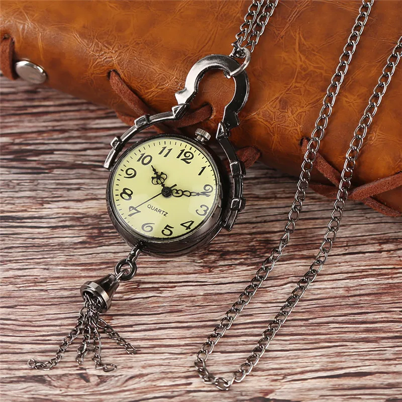 Бронзовый Дракон Кварц Мужская стимпанк карманные часы Antique Стиль стерео высекает Watces Для женщин Relogio Feminino подарки