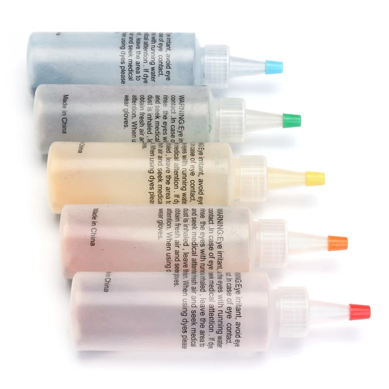 KiWarm DIY 5 шт. один шаг Tie Dye Kit активированный краситель+ шт. 40 шт. резинки+ 4 пары перчатки для ткани текстильные перманентные DIY краски