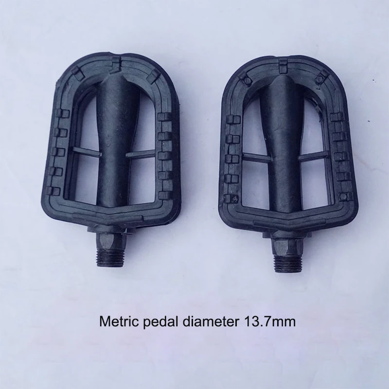 Высококачественные детские педали для велосипеда, Детские аксессуары для педали велосипеда пластиковый велосипед, Детские педали для велосипеда - Цвет: black