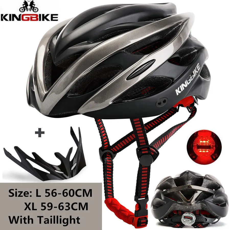 

2019 Newest Anti-collision Road Cycling MTB Bicycle Helmet Back Light Mountain Bike Integrally-molded Men Women Cycling Helmets