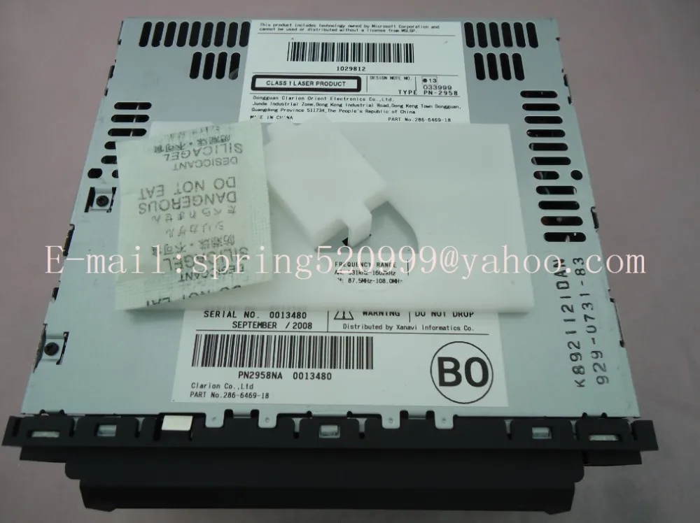 Nissan PN-2985N 6 CD with MP3 infiniti'