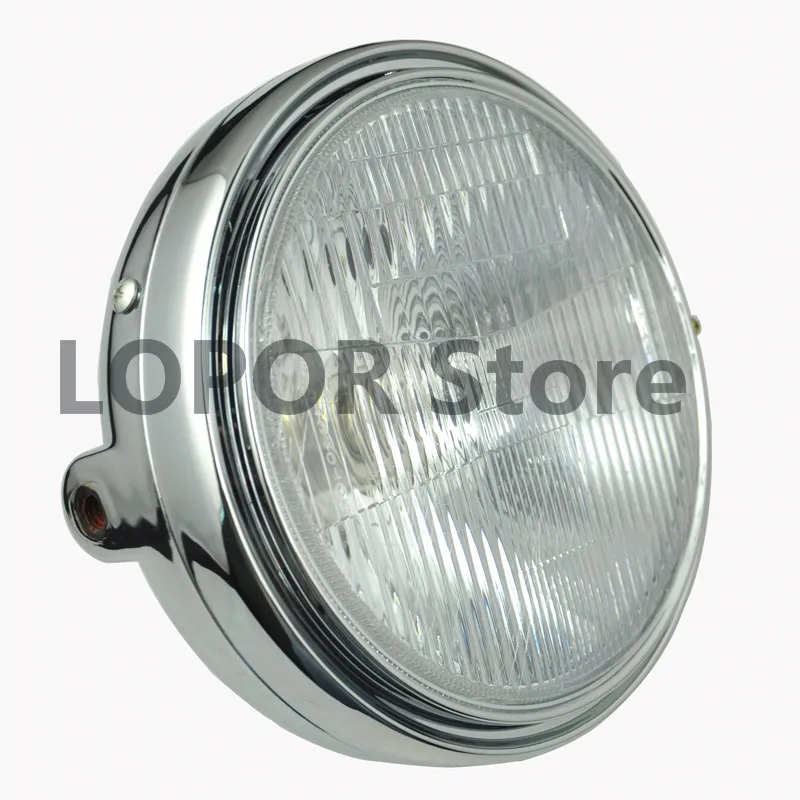 LOPOR Motorcycle Round Chrome Halogen Headlight Lamp For Honda CB900 Hornet900 CB1300 CB 900 1300 NEW LOPOR Motorcycle Round Chrome Halogen Headlight Lamp For Honda CB900 Hornet900 CB1300 CB 900 1300 NEW