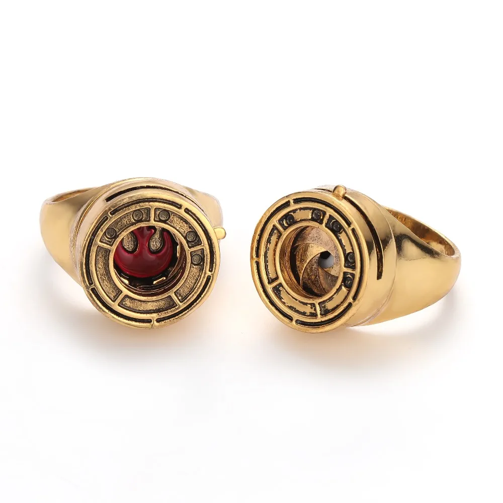 

Star Wars Rose's Ressistance Ring Replica The Last Jedi Rose Tico's Rebel Alliance Iris Cooper Ring fow Women/Men Jewelry