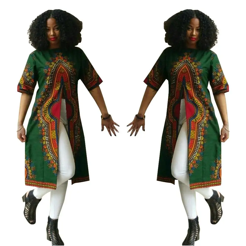 

2017 Women African Clothing Real Sale New Arrival Cotton Silk Ankara National Wind Totem Printing In The Long Jacket