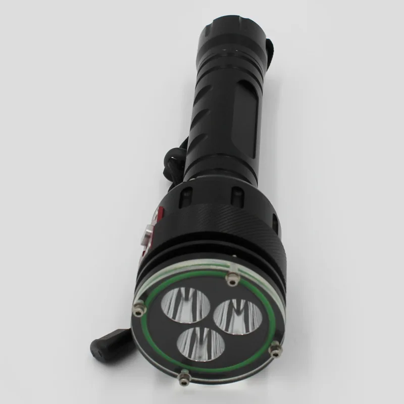 

KC fire DL0069 Outdoor camping diving torch 3* XML-L2 3000LM 2*26650 battery strong light long-shot waterproof LED flashlight