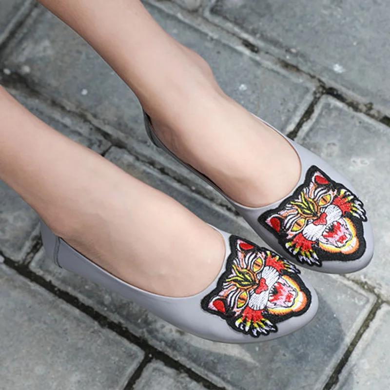 Suela Planos Cuero Danza Hembra gray Mujeres Diseñador De red Lujo Suave Cómodos white Black Realmente Zapatos Genuino Fashional CxCWOn5r