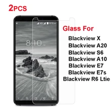 2PCS Blackview X A20 S6 A10 E7 E7s Tempered Glass 