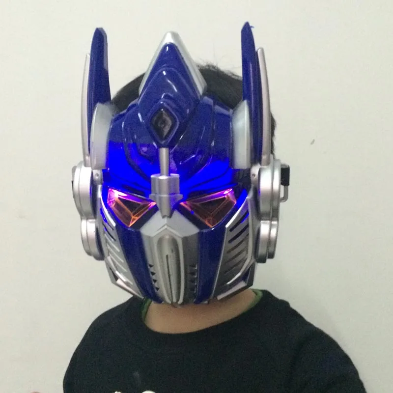 10PCS-Luminous-Optimus-Prime-mask-Light-