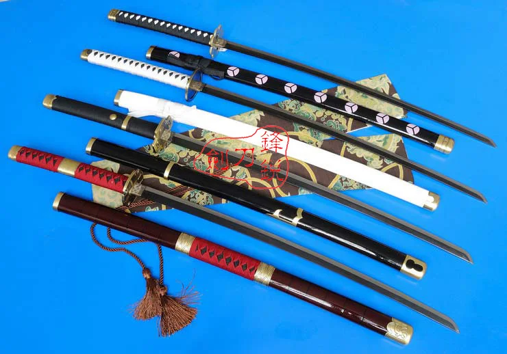 S3136 аниме ророноа Зоро серийный меч SHUSUI WADO ICHIMONJI YUBASHIRI SANDAI KITETSU любой 1 из 5 типов