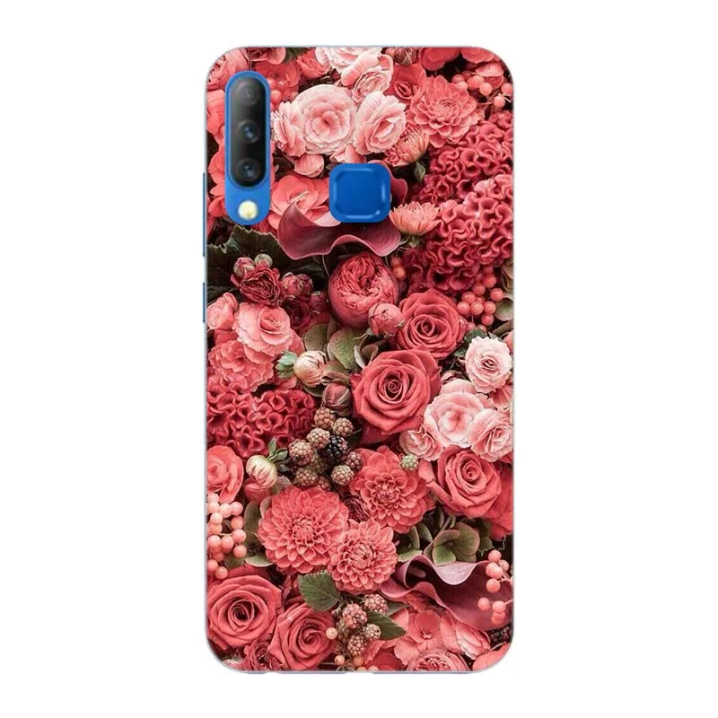 Мягкий чехол для телефона Tecno Camon 11S 6," чехол из ТПУ с принтом Модный чехол с рисунком розы из мультфильма Fundas Para - Цвет: A192