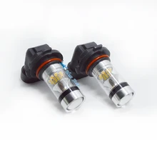 9006 светодиодный противотуманные фары, 12 V-24 V Авто Автомобильный суперъяркий противотуманная фара Hb4 вождения DRL лампы дневного света 8000 K белый