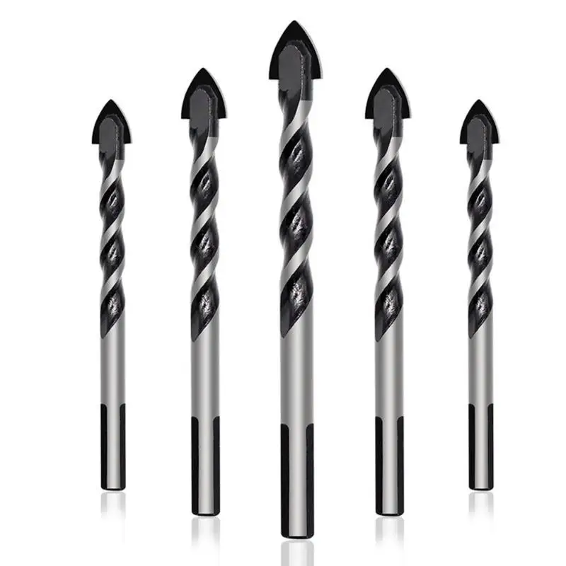 

5pcs 5/6/8/10/12mm diameter Multifunction Drill Bit Electric Drilling Carbide Triangular Alloy Bit
