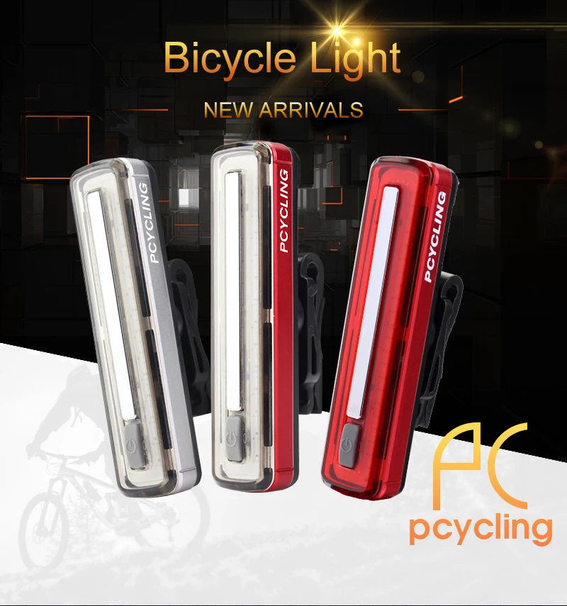 PCycling велосипедный светильник из алюминиевого сплава задний светильник s красный светильник водонепроницаемый высокий светильник COB светодиодный велосипедный светильник Предупреждение ющий светильник