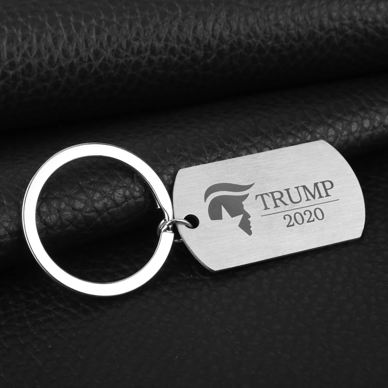 Новинка брелок для ключей с изображением Трампа Keep America Great 2020 брелки из