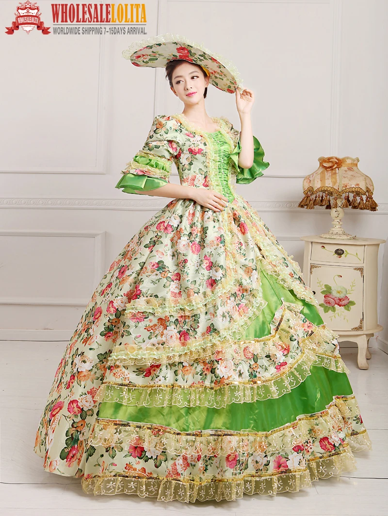 Вечернее платье 18 го века Southern Belle/платья Marie Antoinette/платья в викторианском стиле