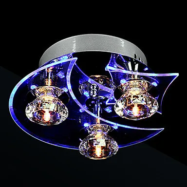 

Modern Crystal Chandelier flush mount 3 Lights, Lustres De Cristal,Lustre De crystal Free Shipping