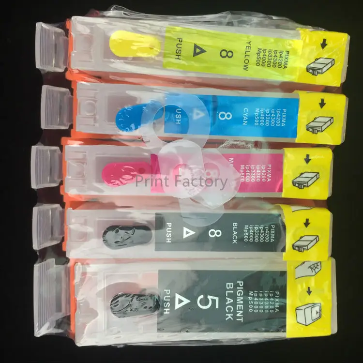 PGI-5 CLI-8 refillable 1