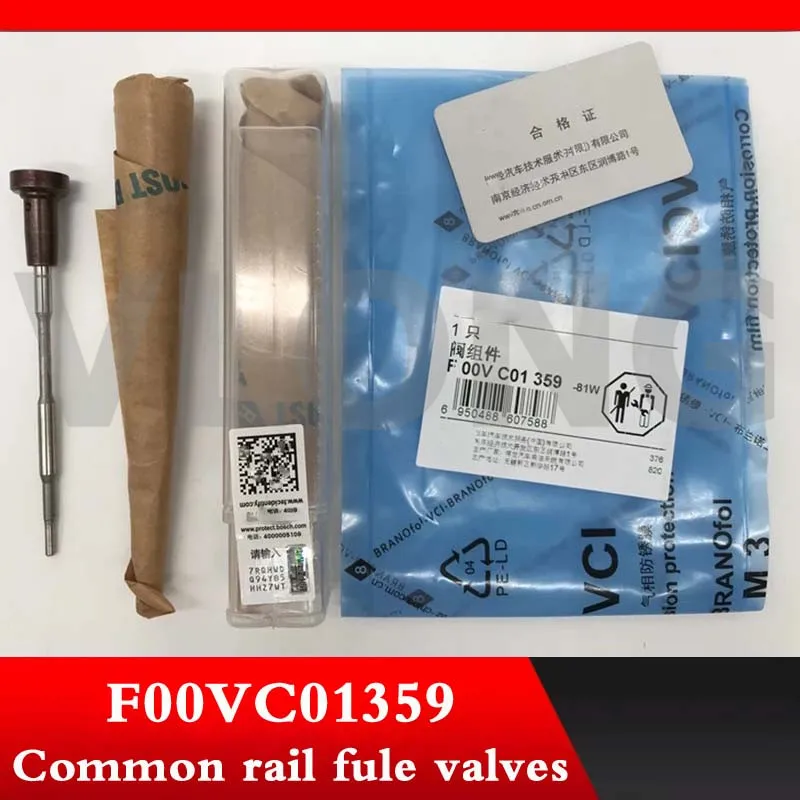 

4PCS Genuine New Original Common Rail Control Valve Set F 00V C01 359 F00VC01359 FOOVC01359 F OOV C01 359 0445110623 Injector