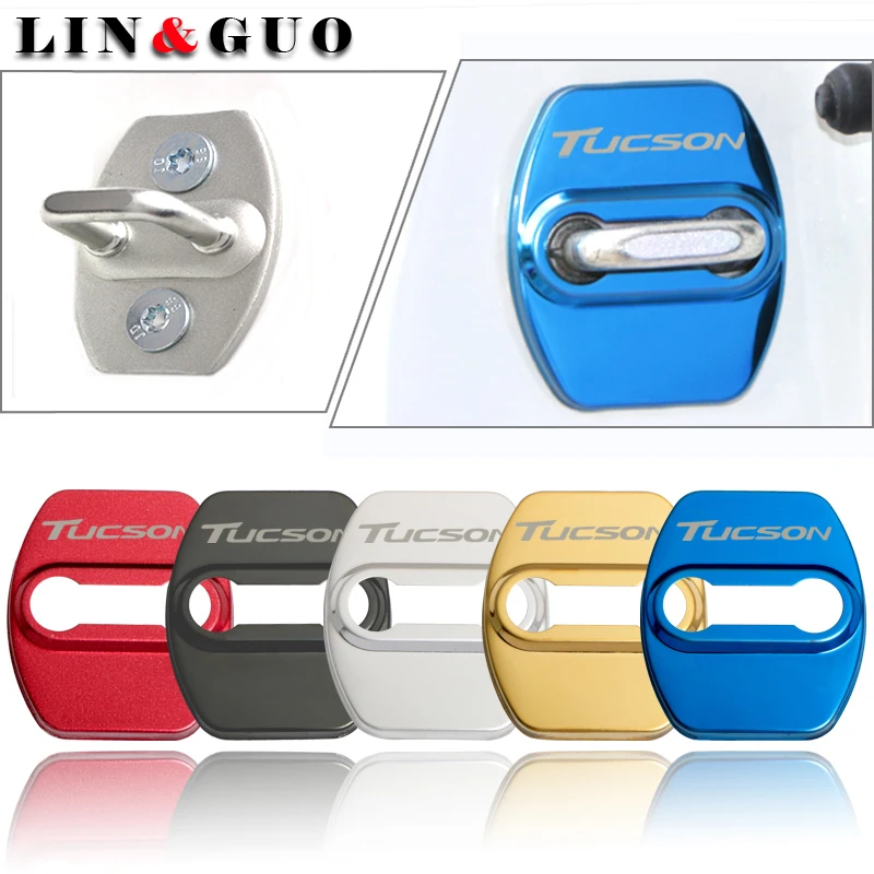 

Car Styling Case For Hyundai Tucson For Kia Sportage Accessories Auto Door Lock Cover Car-Styling 4pcs