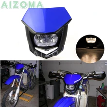 Двойной спортивный мотоцикл универсальная фара обтекатель комплект для Kawasaki Yamaha Suzuki KTM Honda CRF XLR CRE XRM внедорожный мотокросс