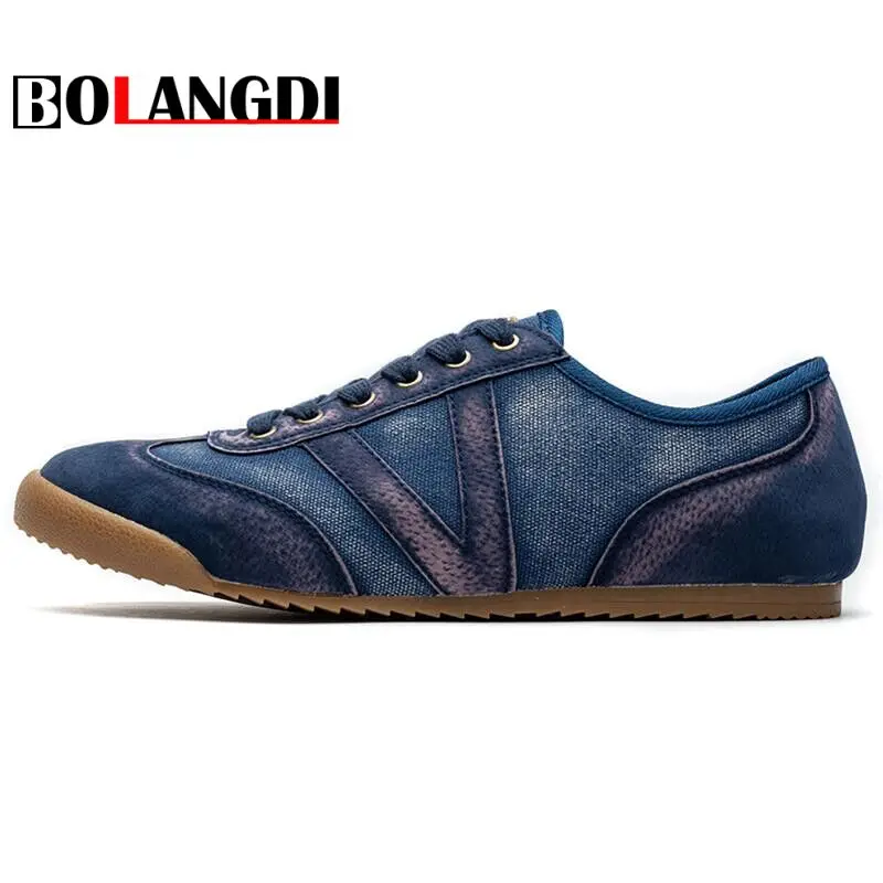 

Bolangdi Spring Summer Mens Canvas Sneakers 2018 Men Running Shoes Trending Style Sports Shoes Breathable Male Trainers Sneakers