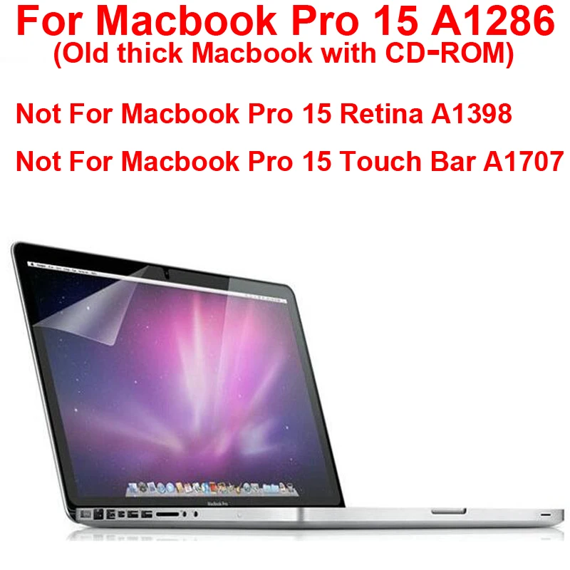 

10pcs Matte Anti Glare Screen Protector For Macbook Pro 15 A1286 Screen Film Matt Cover Guard Skin For MacbookPro 15.4 inch