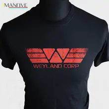 Лучший! Футболка Weyland Corp Футболка Прометей Ретро Крутая Ютани Инопланетянин Рипли Сулако Ностром
