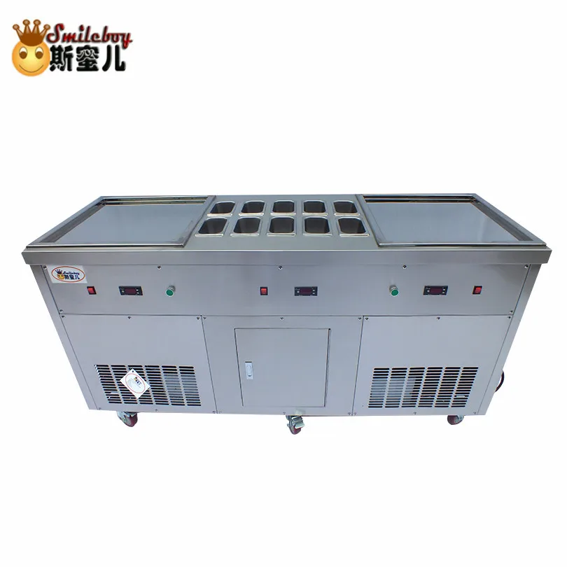 

Fried Ice Cream Machine Maker with 10 Fresh Barrel Stainless Steel Hotel Commercial Machine for Cake/bakery/drink/coffee Shop