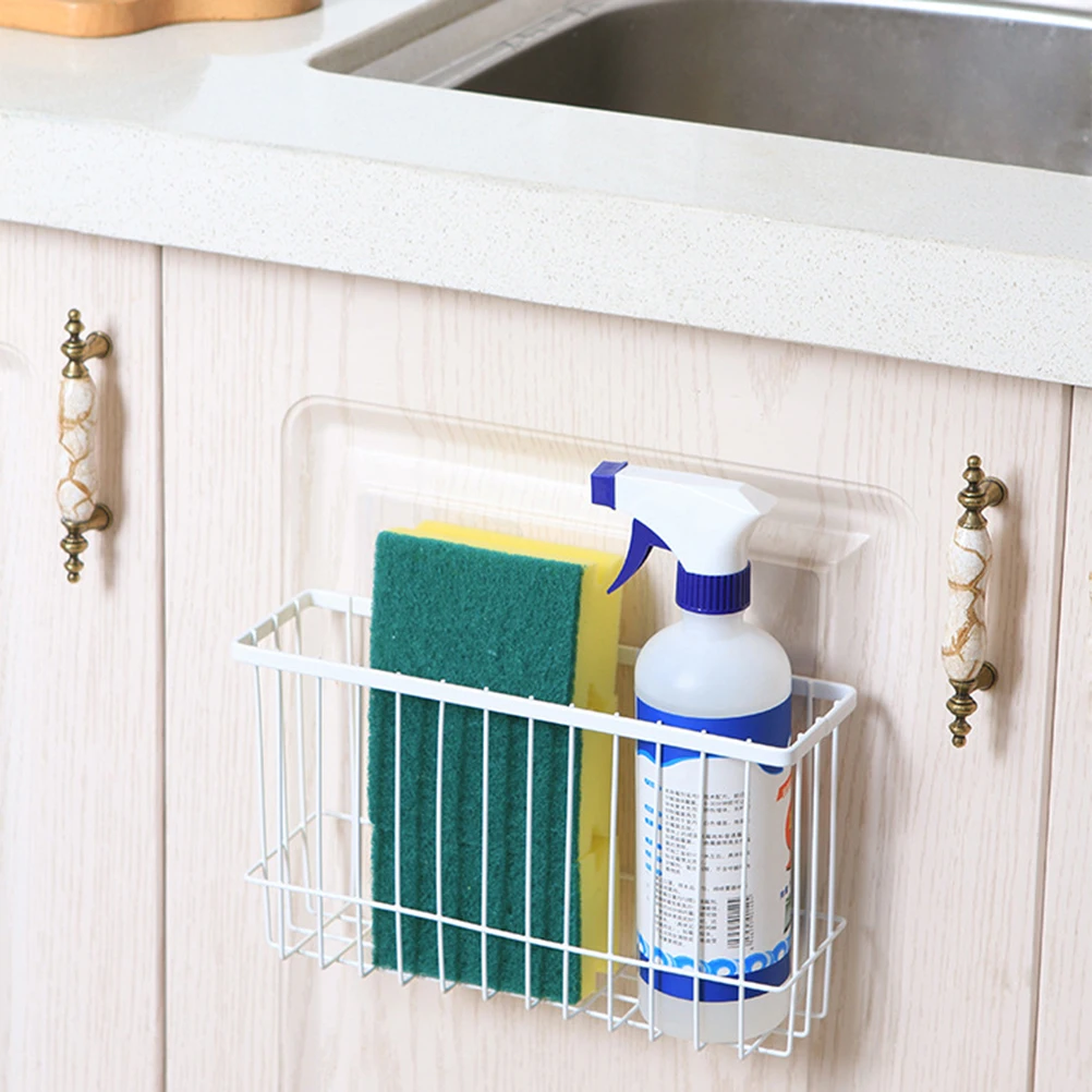 

Bathroom Shower Caddy Wall Rack Self Adhesive Heavy Duty Bathroom Kitchen Iron Wall Basket Holder for Shampoo Soap Spice Jar