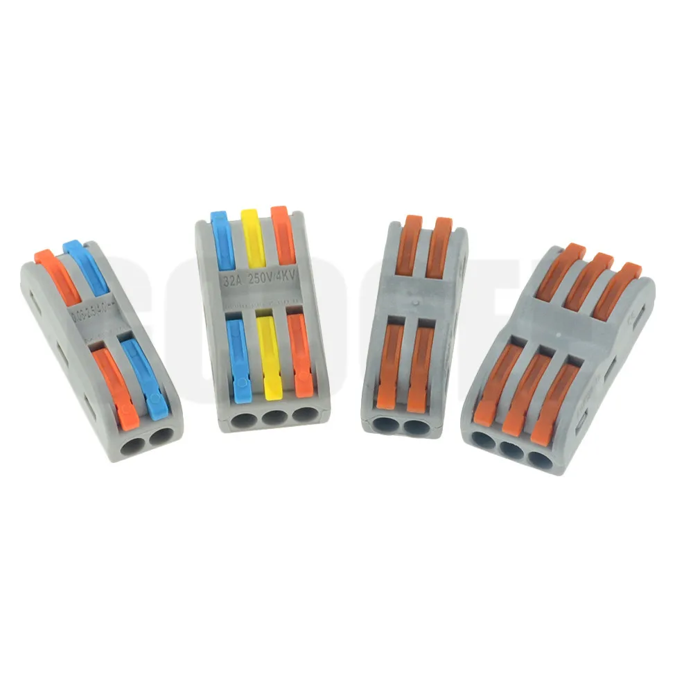 1PCS New Color Safety Electrical Wiring Terminals Household Wire Butt Splitter Connector Clip Fast Insulation SPL-2 SPL-3
1PCS New Color Safety Electrical Wiring Terminals Household Wire Butt Splitter Connector Clip Fast Insulation SPL-2 SPL-3