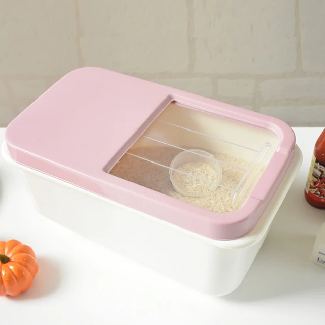 8KG Rice Barrels Large Capacity Sealed Storage Box Household Kitchen